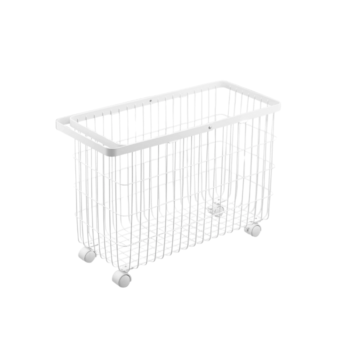 Low-Profile Rolling Laundry Basket