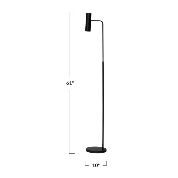 Metal Floor Lamp w/ Inline Switch