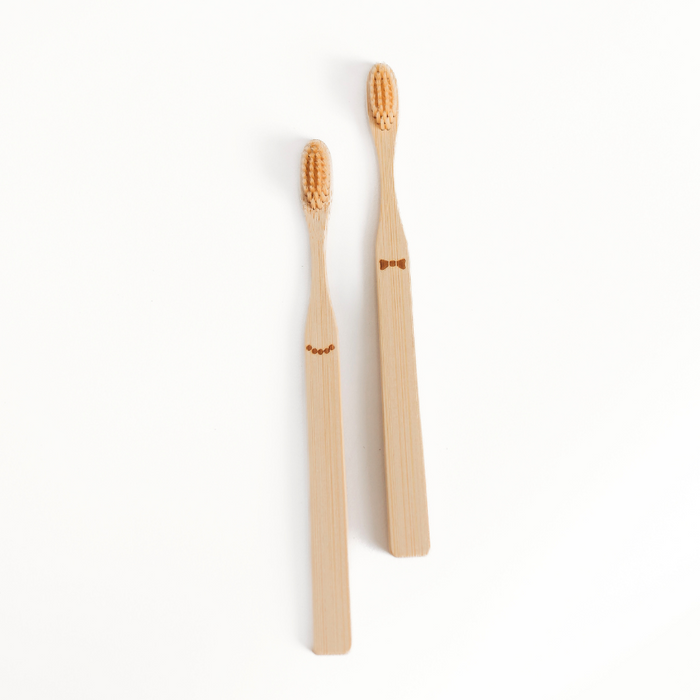 Bamboo Toothbrush Set