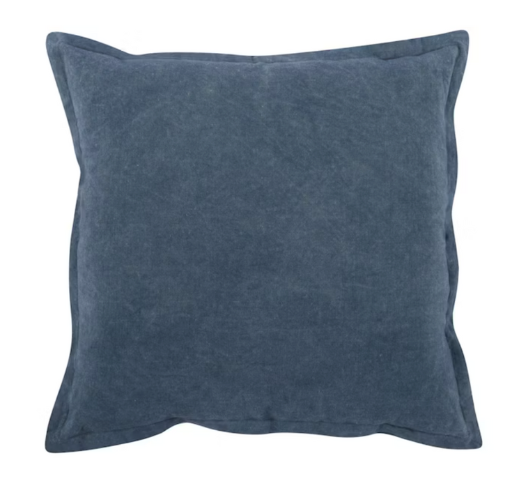 Solstice Blue Velvet Pillow