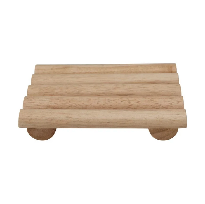 Rubberwood Footed Trivet