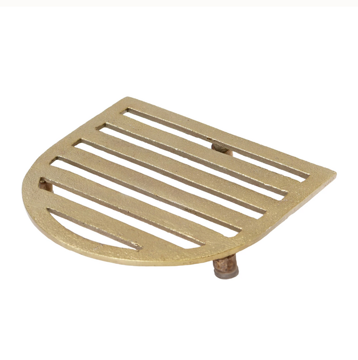 Cast Aluminum Arched Trivet, Gold Finish