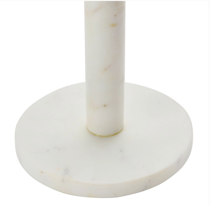 Marble Towel Holder with Brass Top