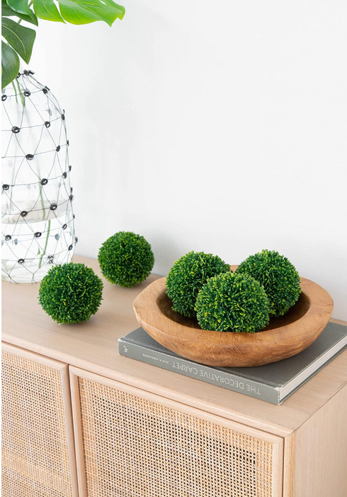 Set/3 Boxwood Spheres