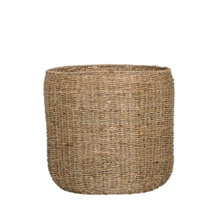 Hand-Woven Seagrass Baskets, Set of 3