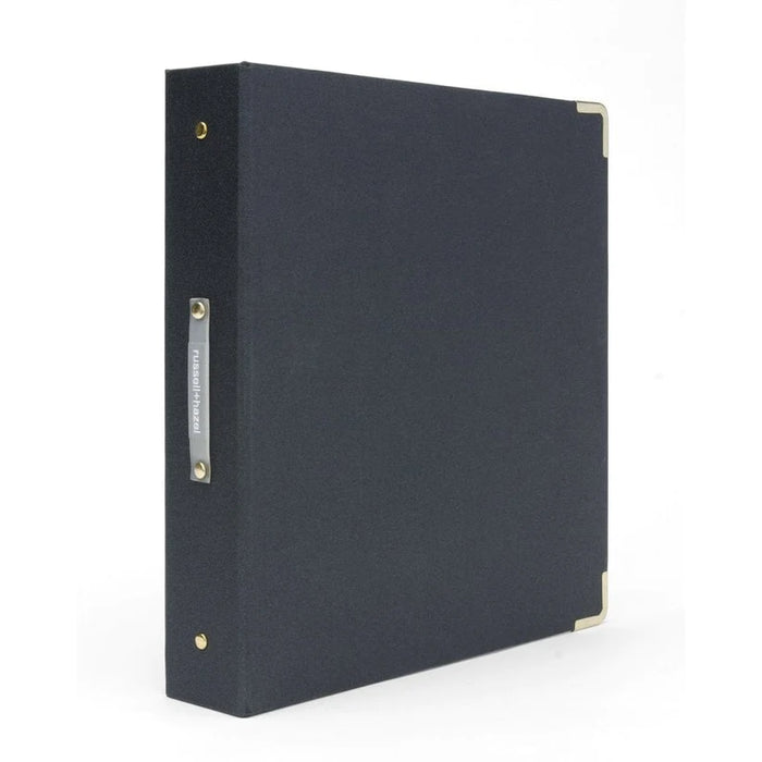 Bookcloth Signature 3 Ring Binder - Onyx