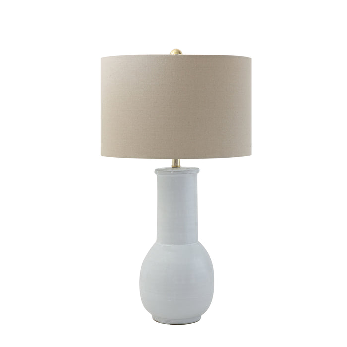 Table Lamp with Natural Linen Shade